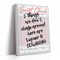 Dinner Notes On Pink Paper