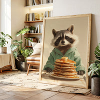 Morning Feast with a Furry Friend
