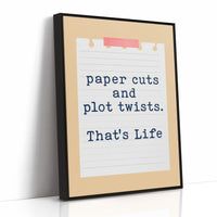 Paper Cuts and Plot Twists