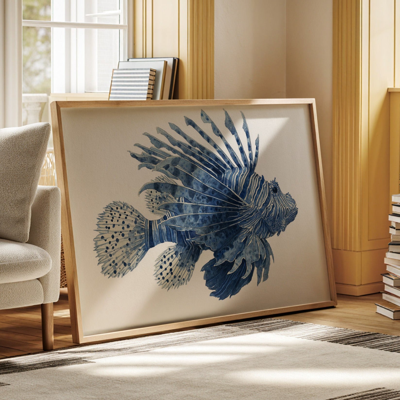 Ocean's Indigo Dancer Takes Flight