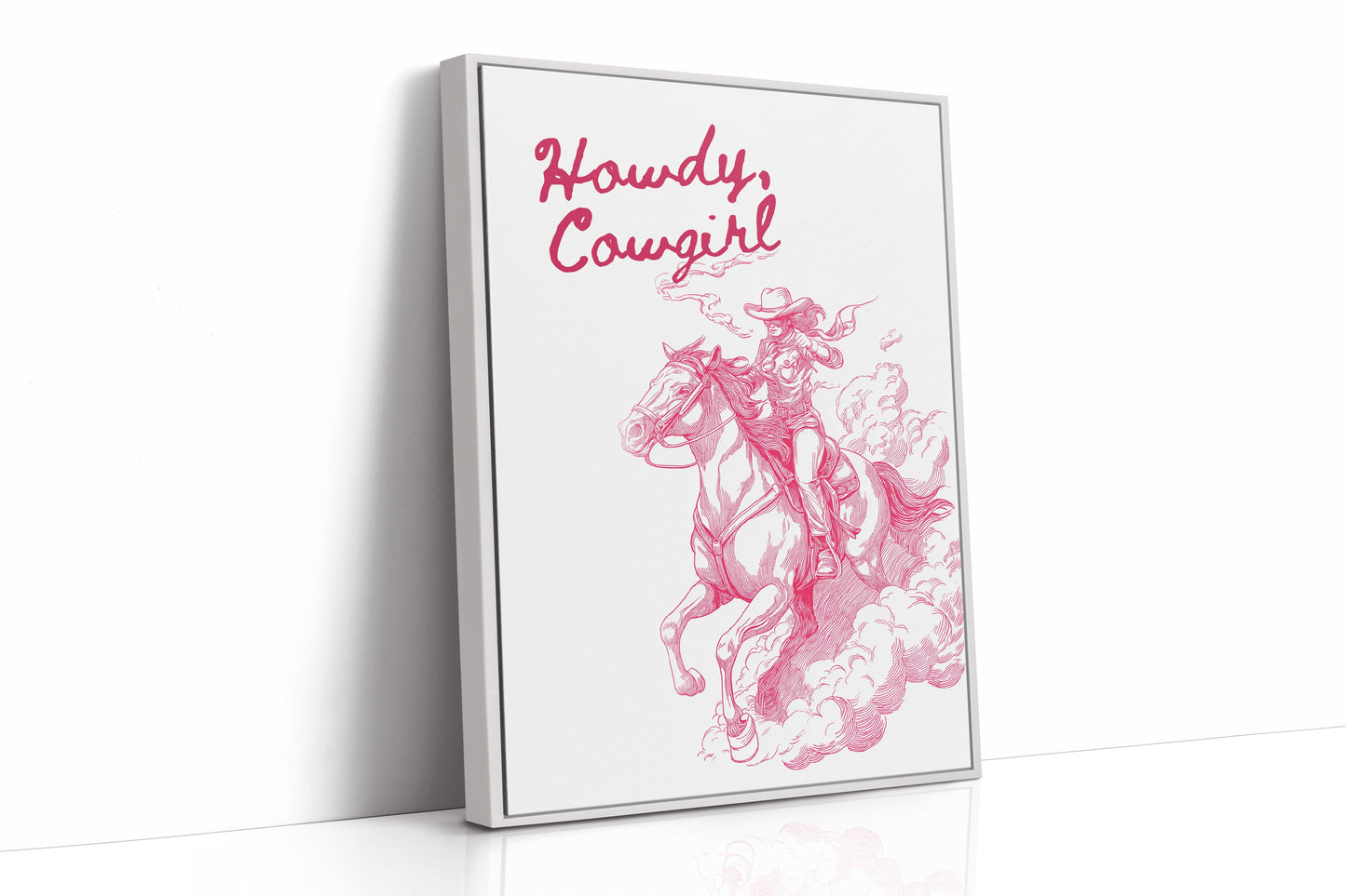 Pink Dust On Frontier Trails