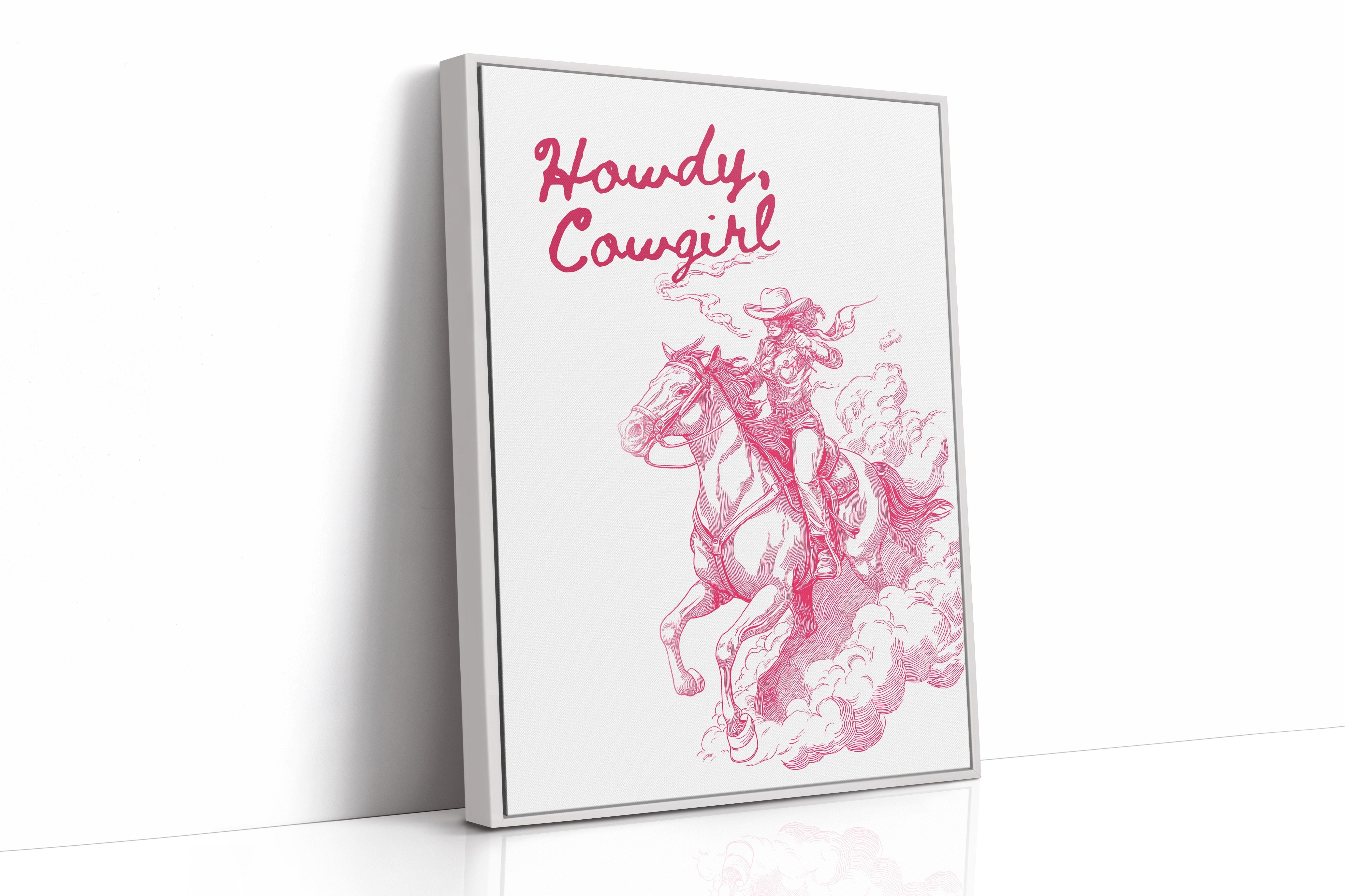 Pink Dust On Frontier Trails