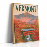 Vermont Covered Bridge Autumn