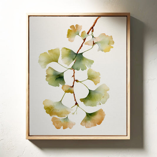 Ginkgo Leaves Write Nature's Poem