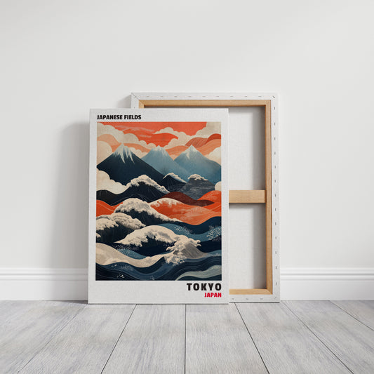 Japanese Fields – Mountain and Wave Harmony
