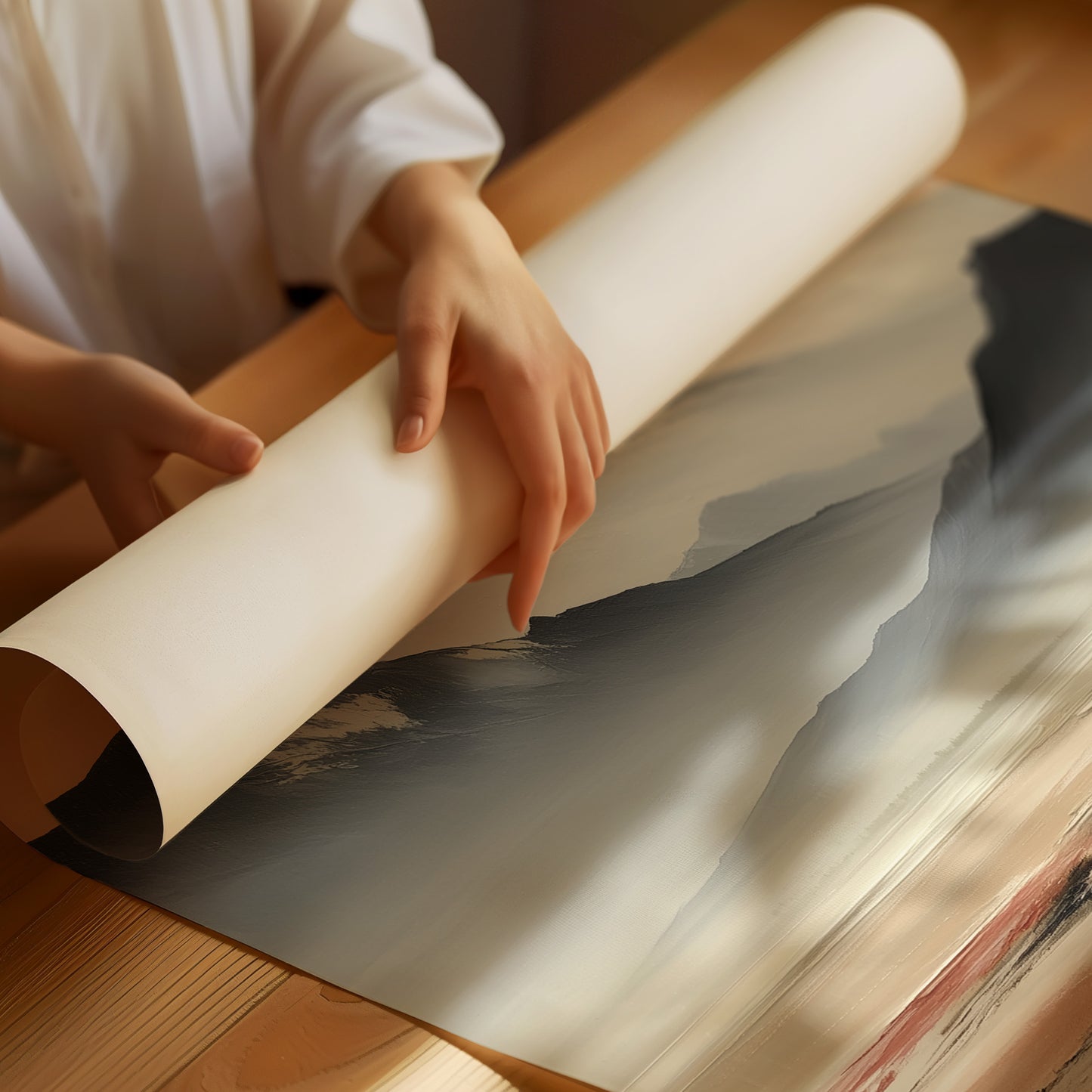 Copper Marshes Meet Mountain Mist