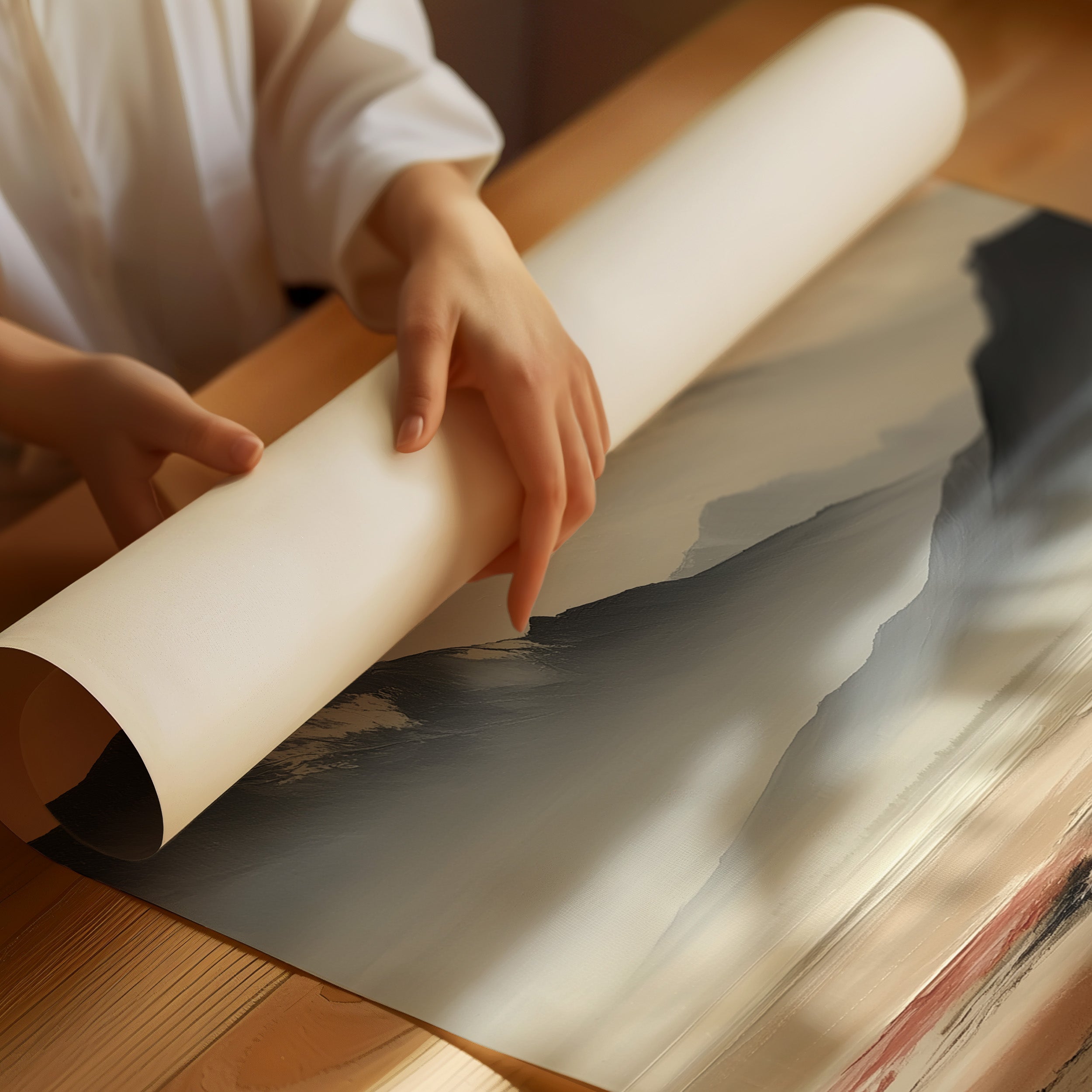 Copper Marshes Meet Mountain Mist