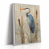 Wetland Guardian Among Cattails