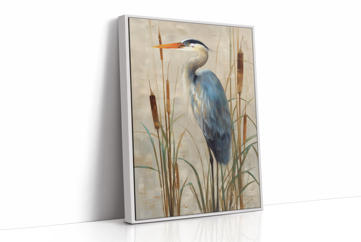 Wetland Guardian Among Cattails