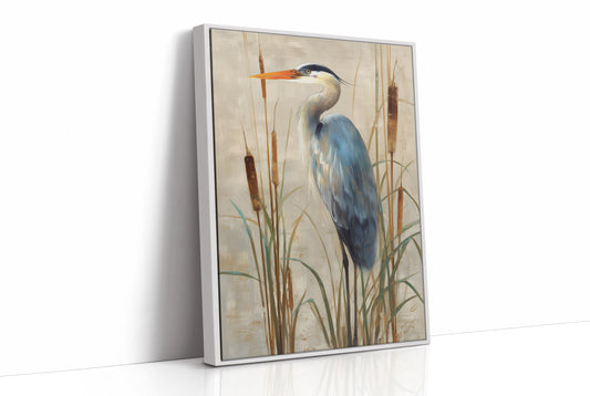 Wetland Guardian Among Cattails