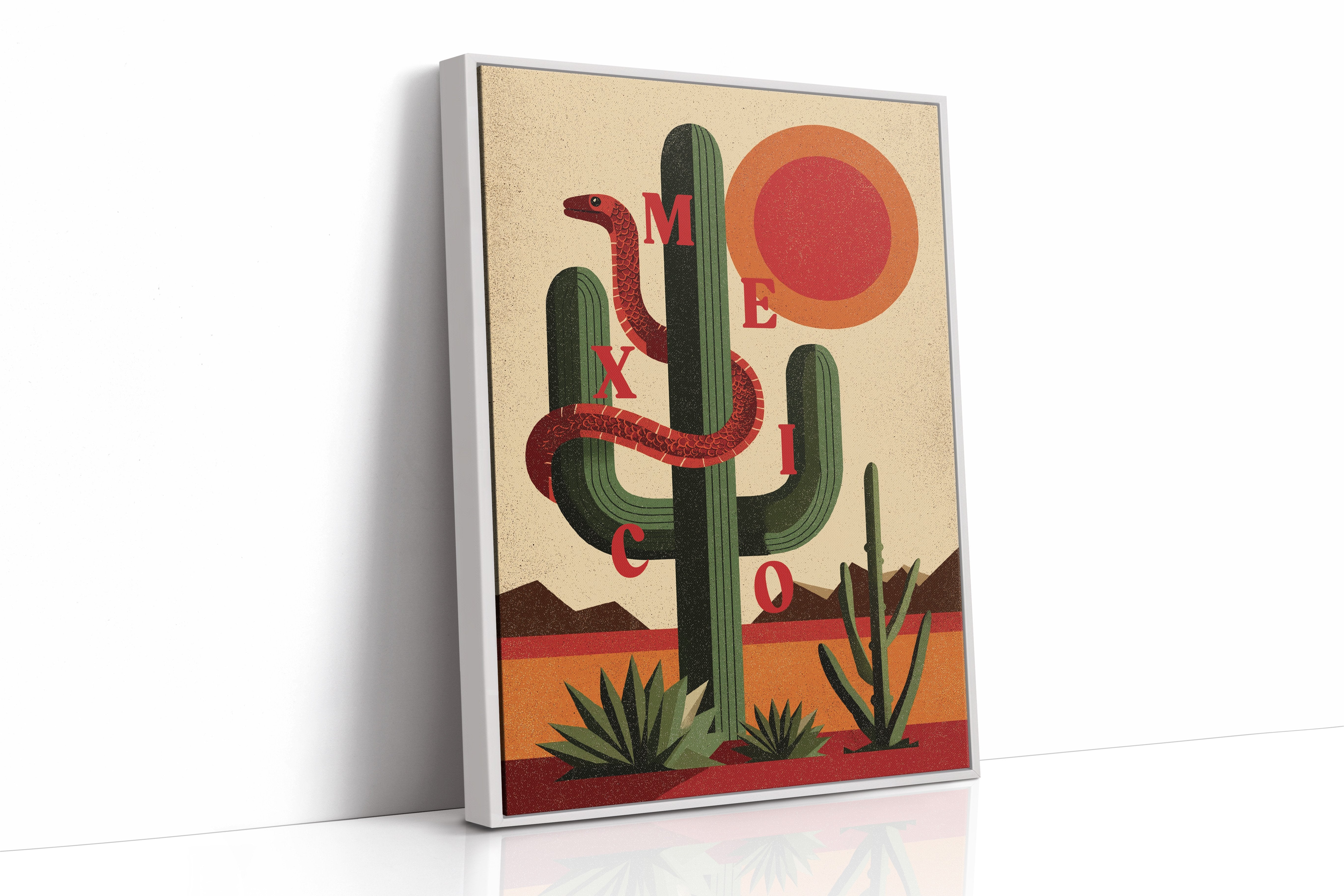 Serpent Dances Under Desert Sun