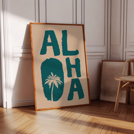 Island Letters Spell Summer Peace