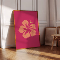 Coral Petals Dance Through Fuchsia