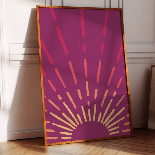 Magenta Skies Break Into Gold