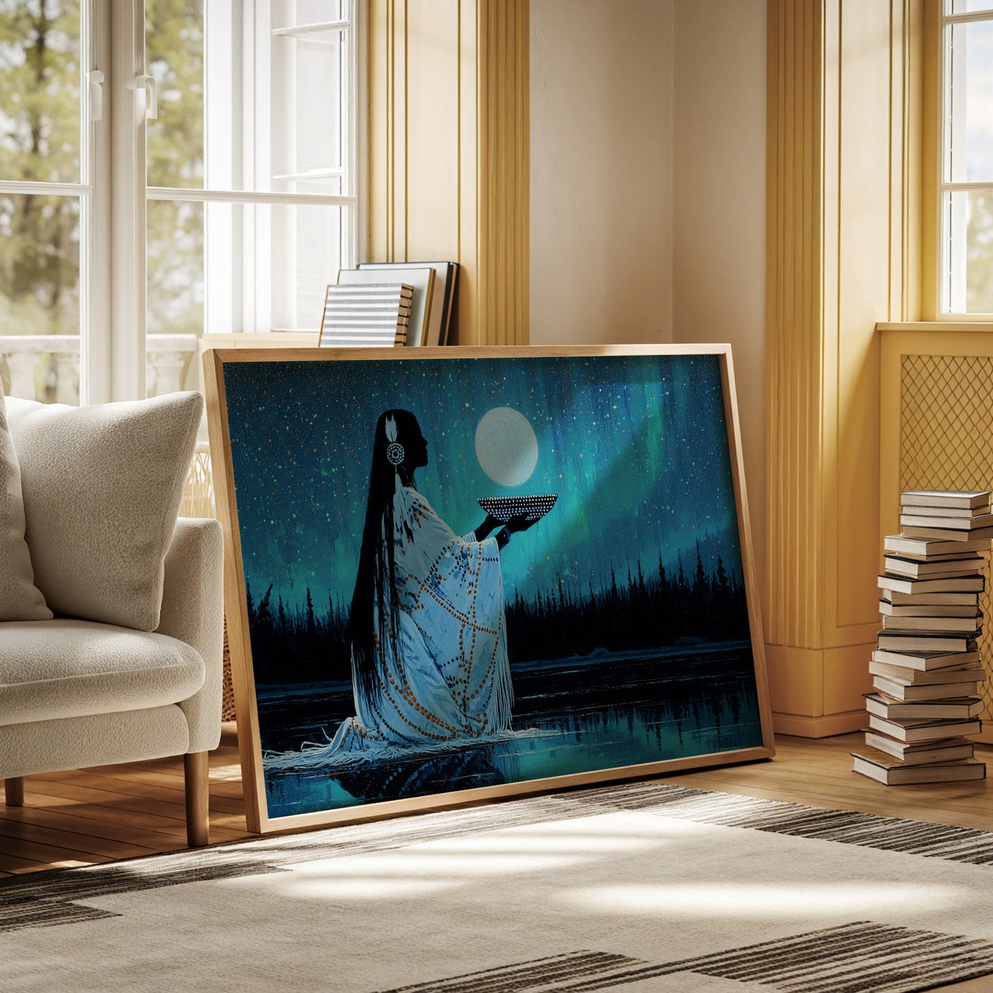 Sacred Waters Hold The Moon