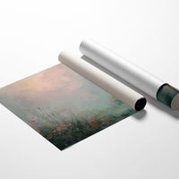 Faithful Companion In Misty Meadow