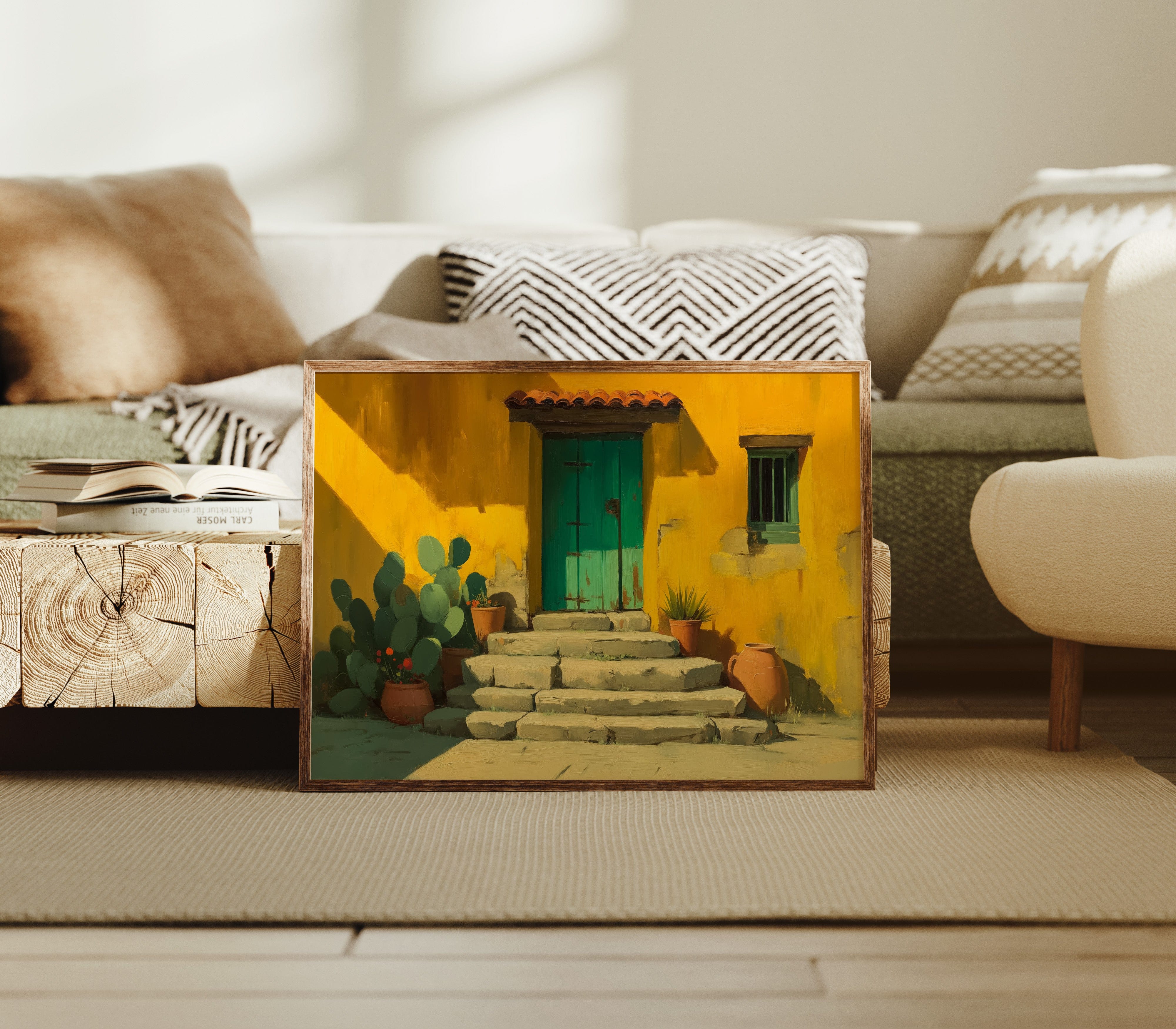 Cactus Guards The Turquoise Door