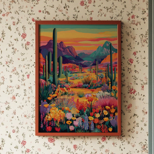 Wildflowers Paint The Desert Rainbow