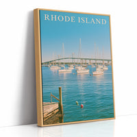 Newport Bridge Harbor Morning