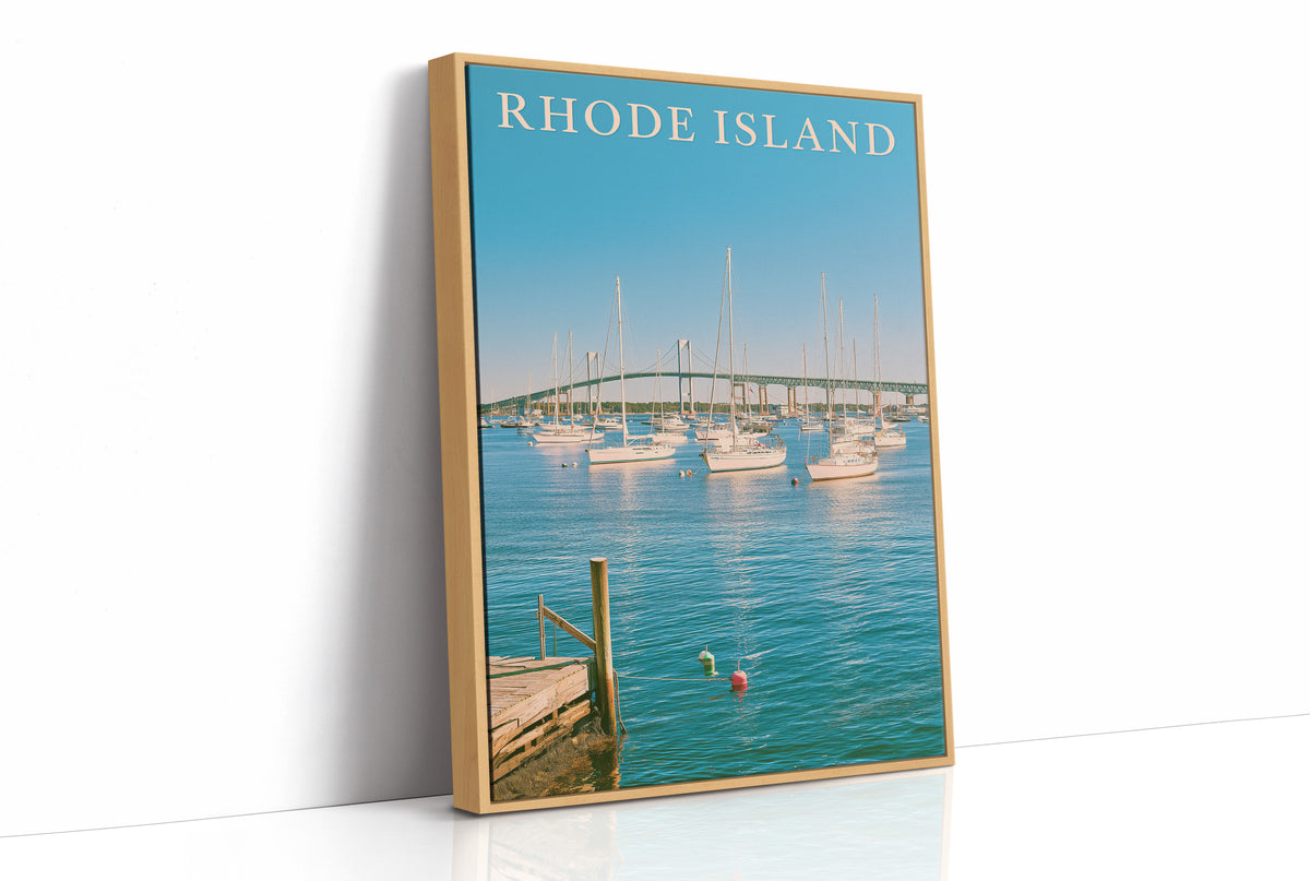 Newport Bridge Harbor Morning