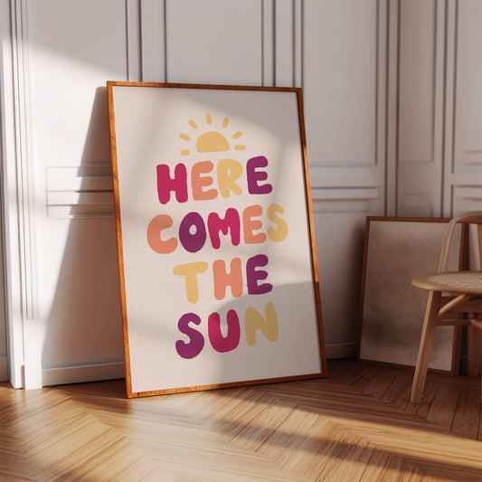 Sunrise Letters Sing Their Joy