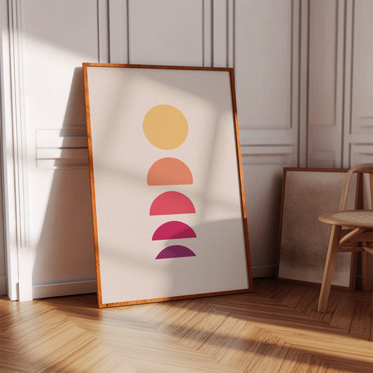 Sunset Phases Paint Desert Stories