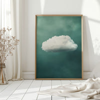 Gentle Cloud over Seafoam Sky