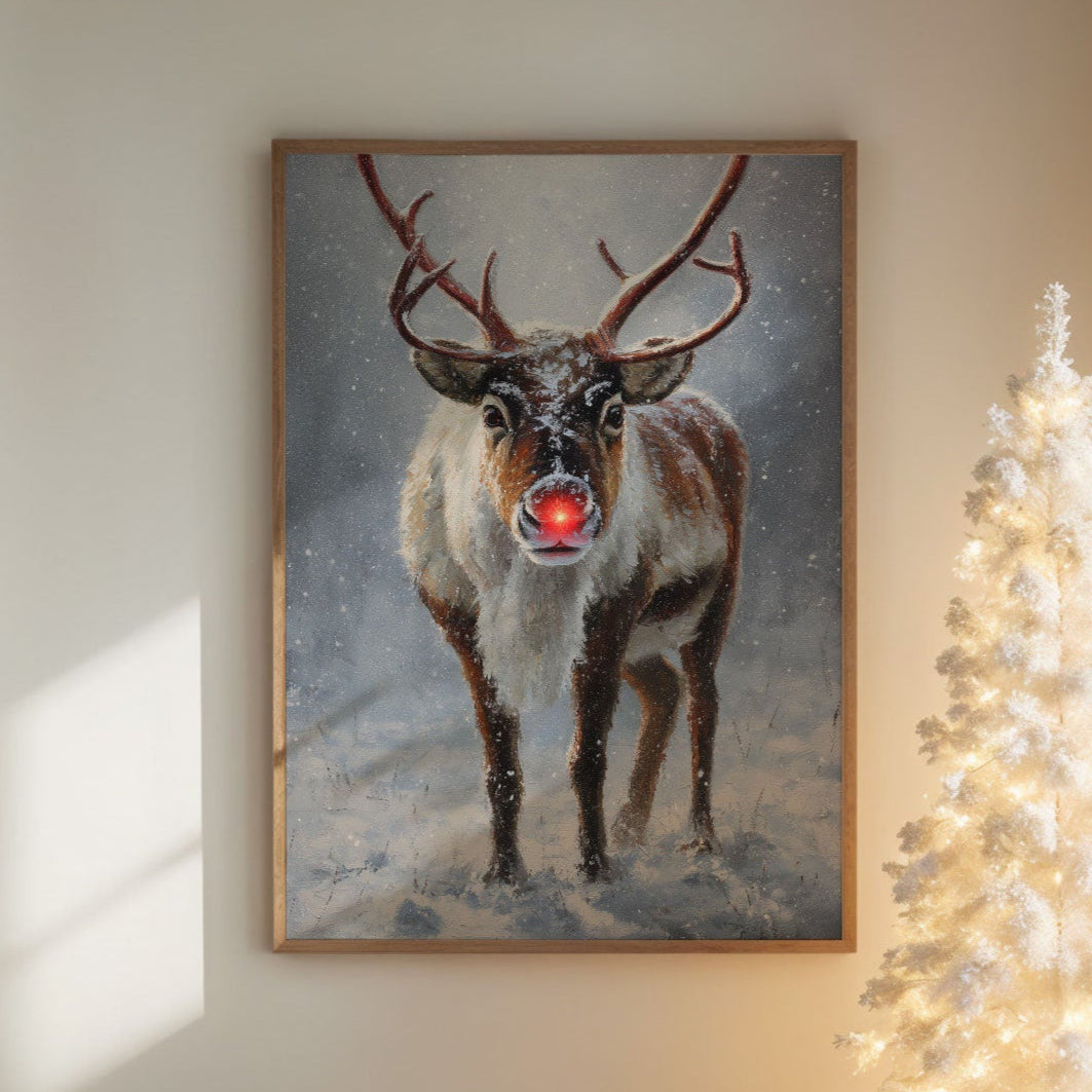 Rudolph Brings December's First Snow