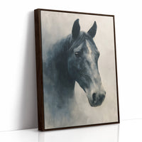Noble Gaze In Weathered Wood