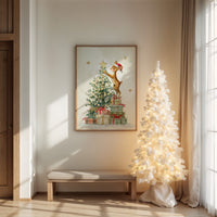 Fawn Reaches For Holiday Stars