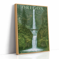 Multnomah Falls Forest Bridge
