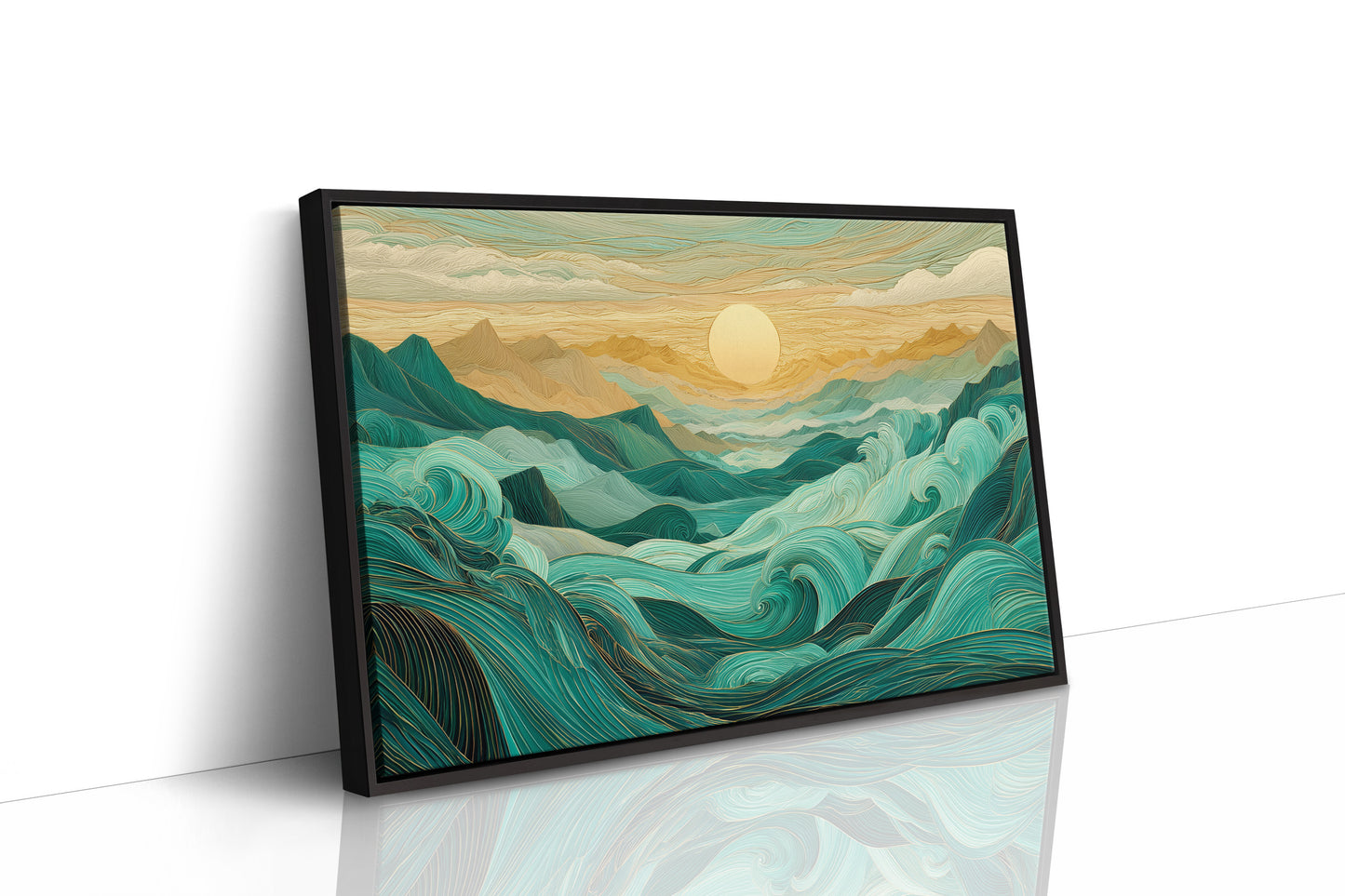 Ocean Mountains Dance At Dawn