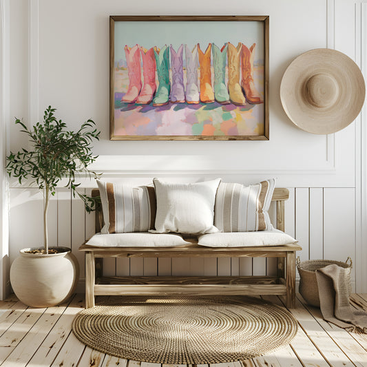 A Line of Colorful Journeys