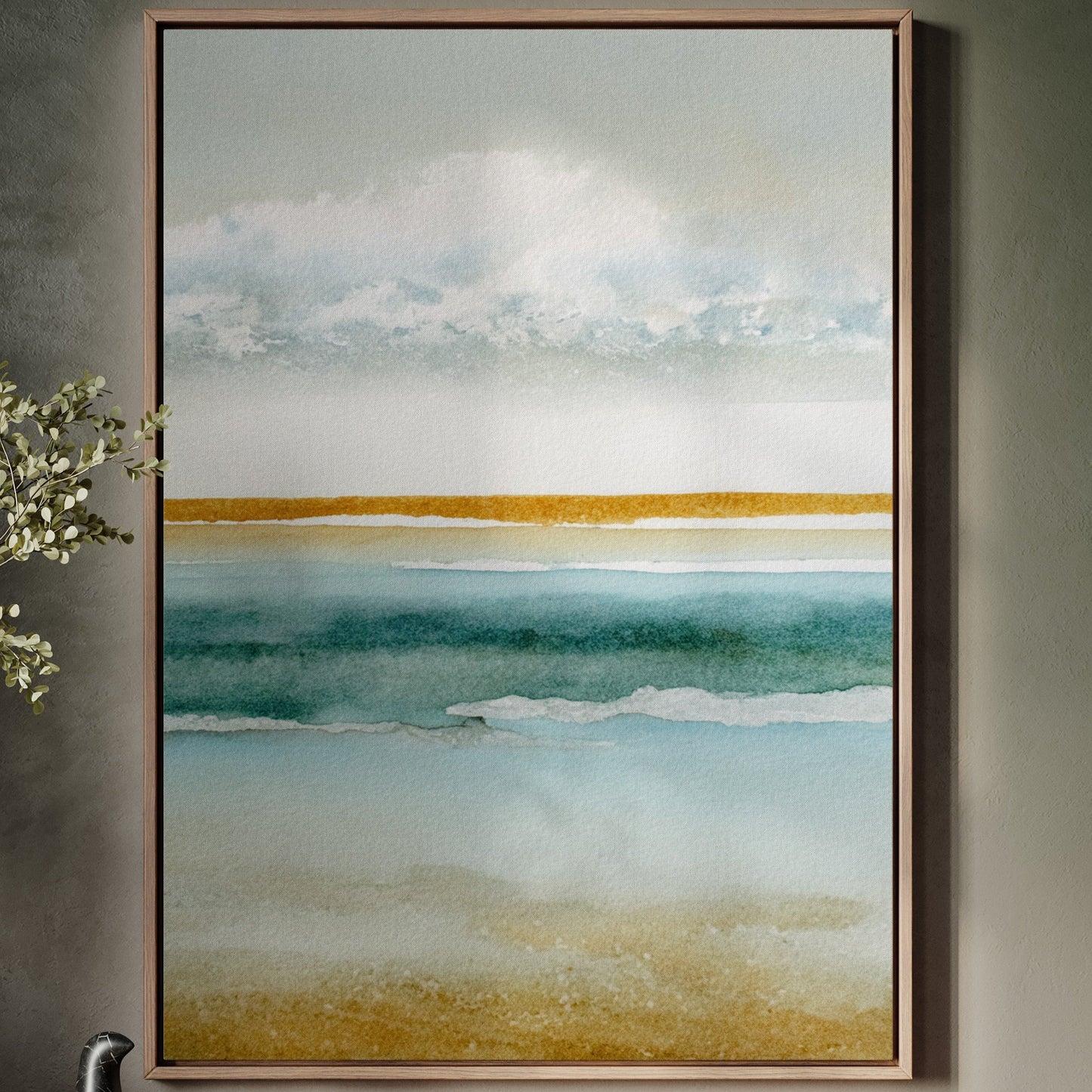 Where Waves Kiss Golden Sands