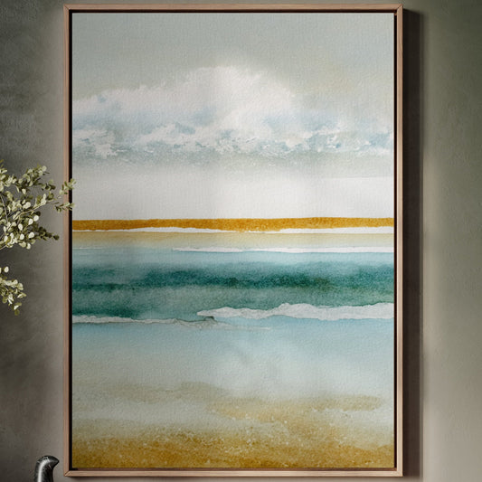Where Waves Kiss Golden Sands