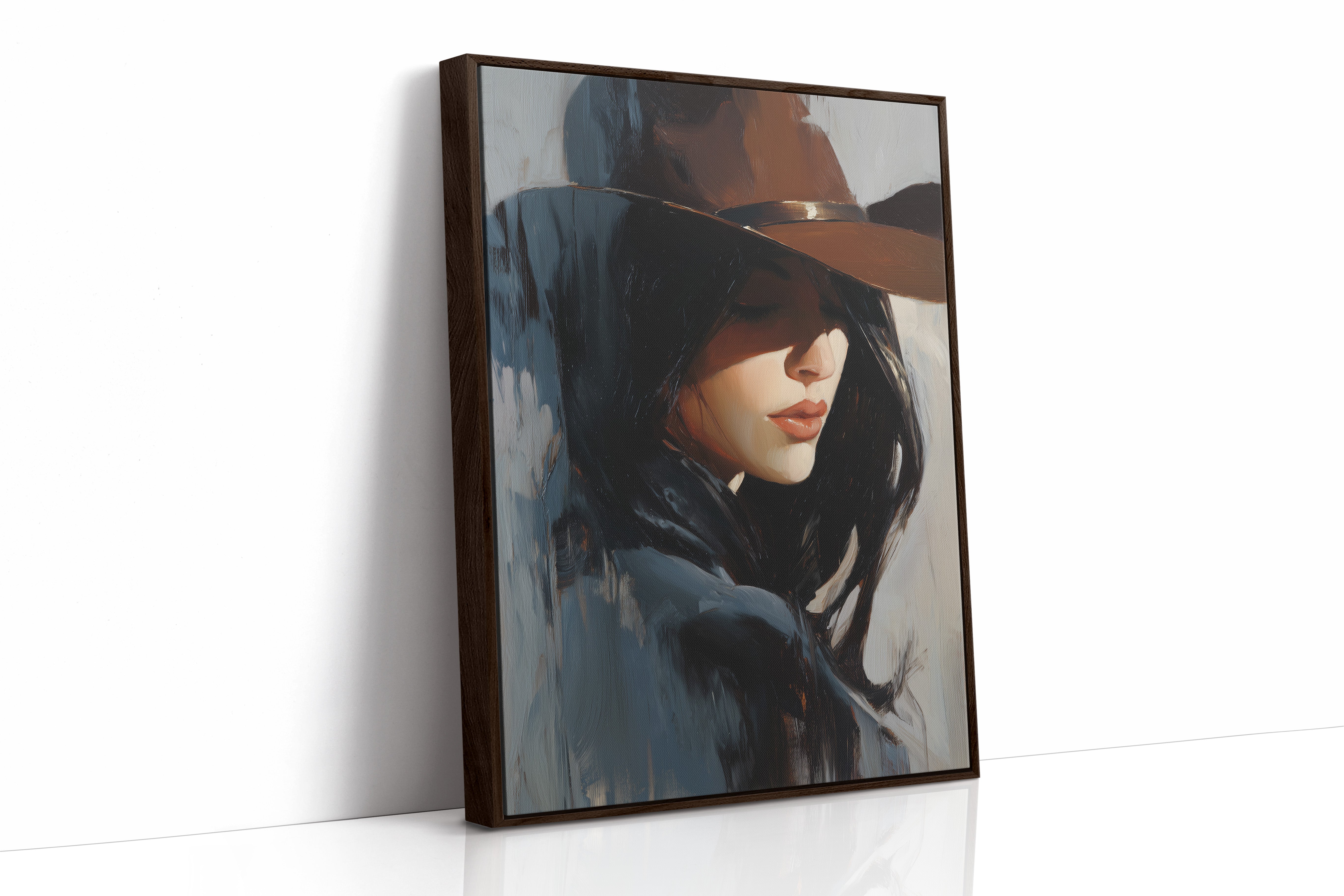 Beneath The Brim's Gentle Shadow
