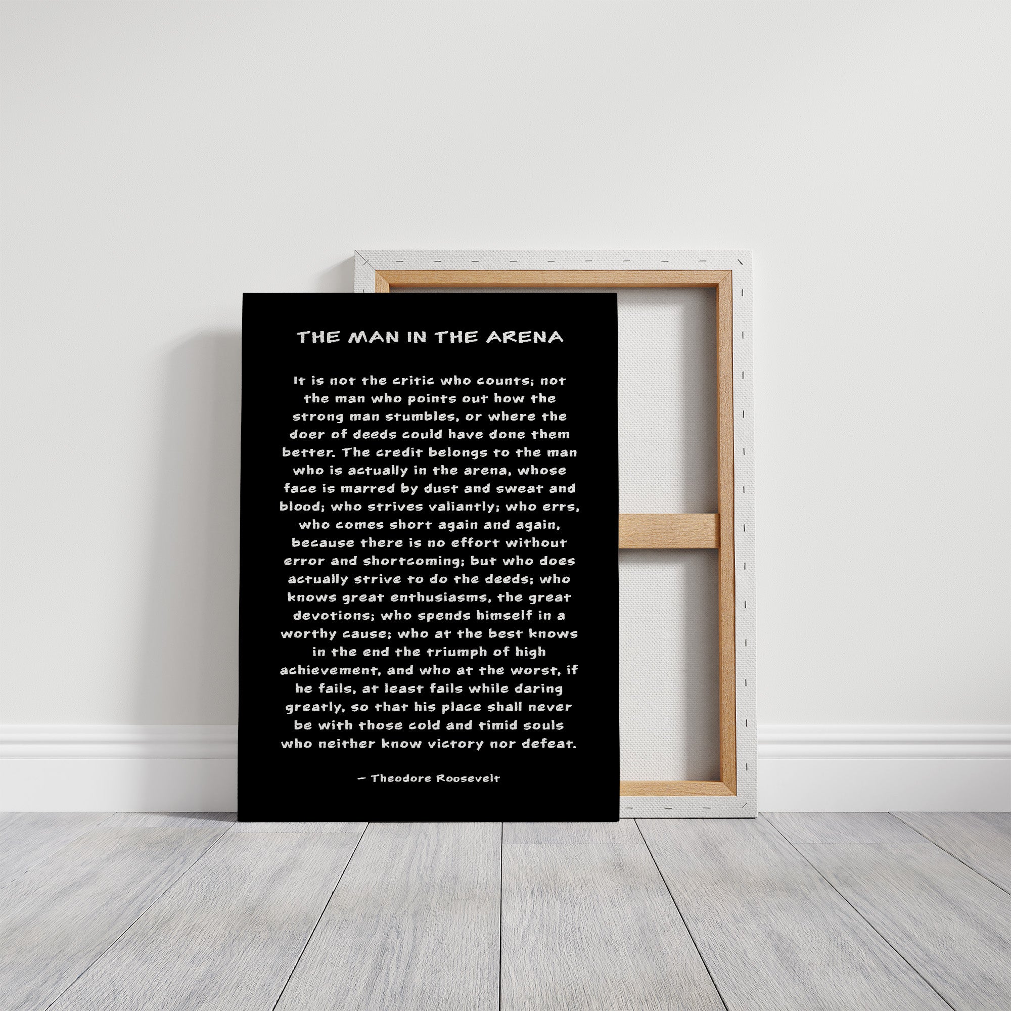 The Man in the Arena Quote