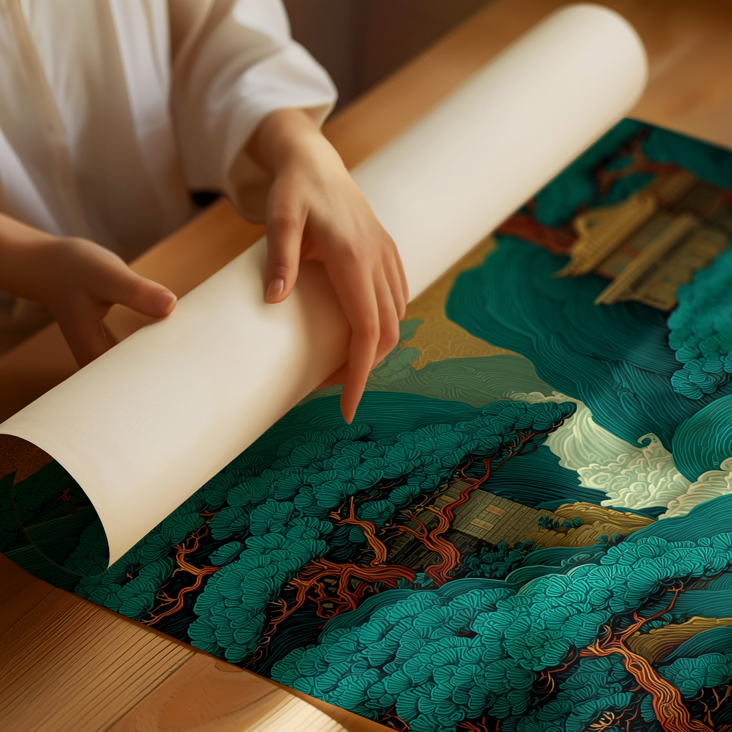 The Temple Heard the Water First