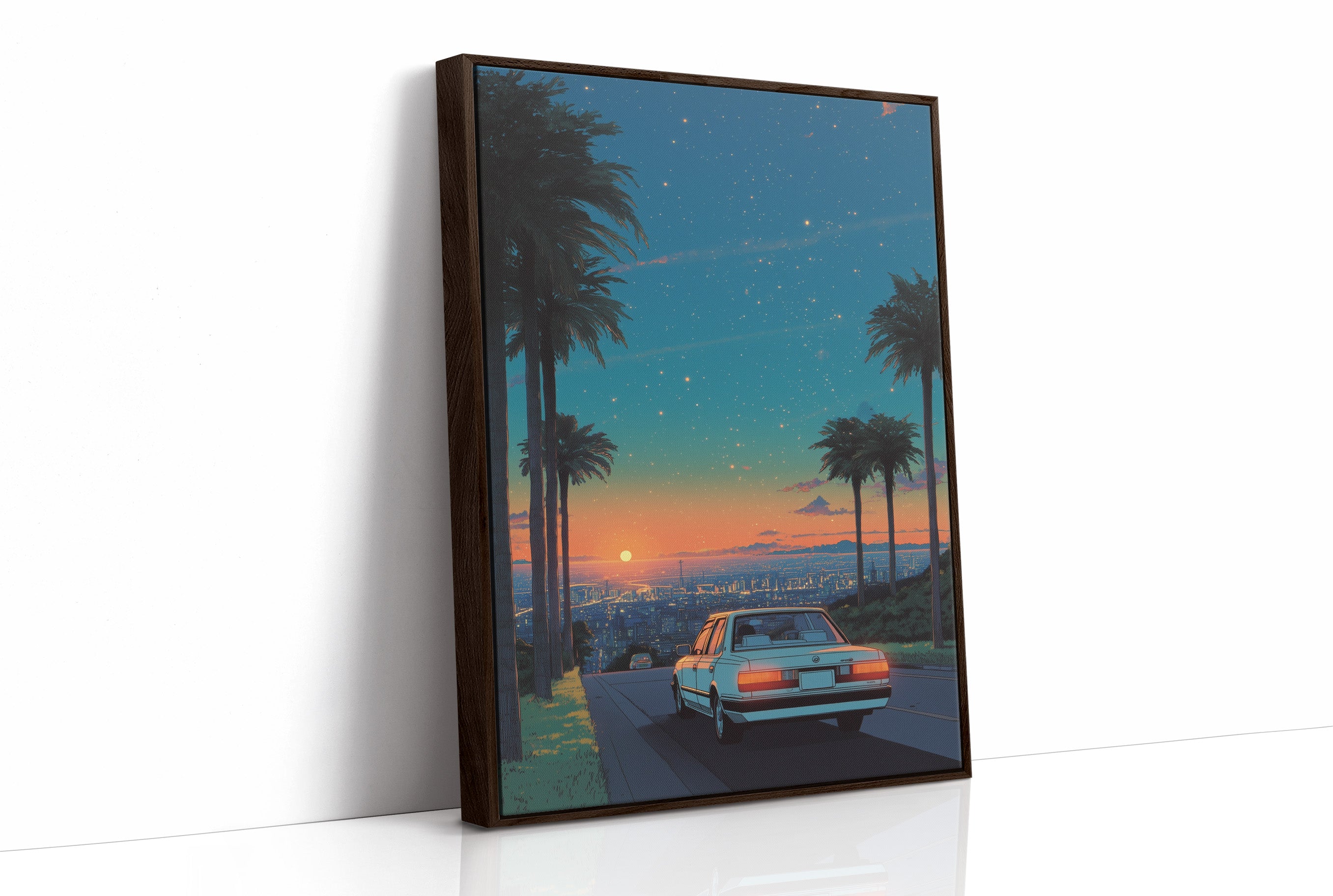 Twilight Journey Through Urban Paradise
