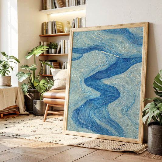 Currents of Blue and White