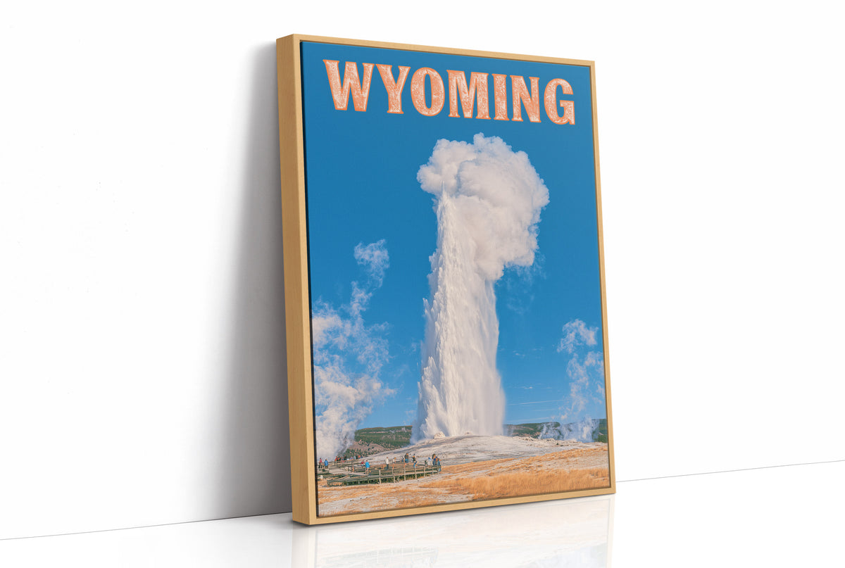 Old Faithful Eruption Wyoming
