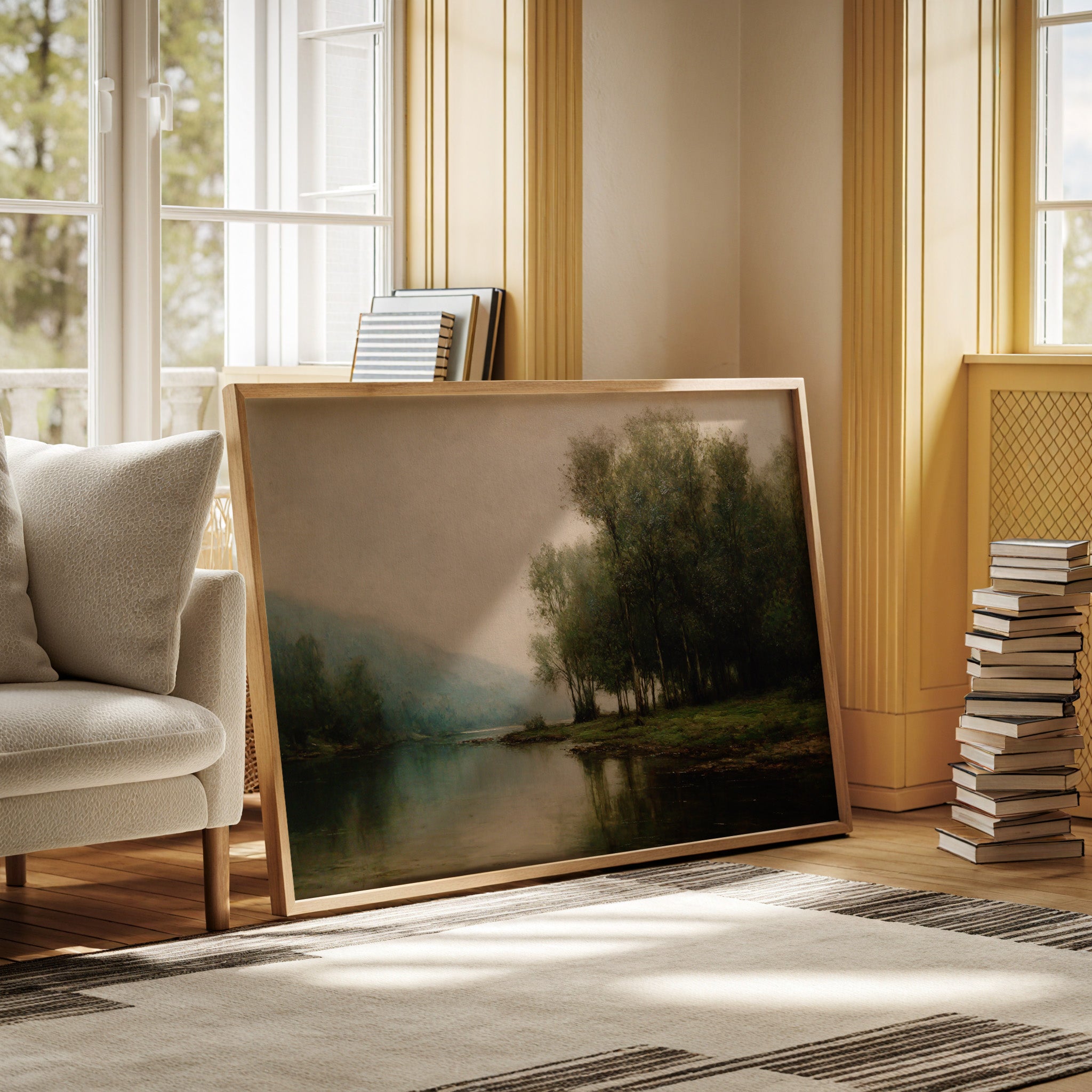 Mist Softens The River's Edge