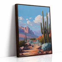 Saguaro Sentinels Under Azure Skies