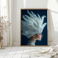 Crowned by Wings in Blue Silence