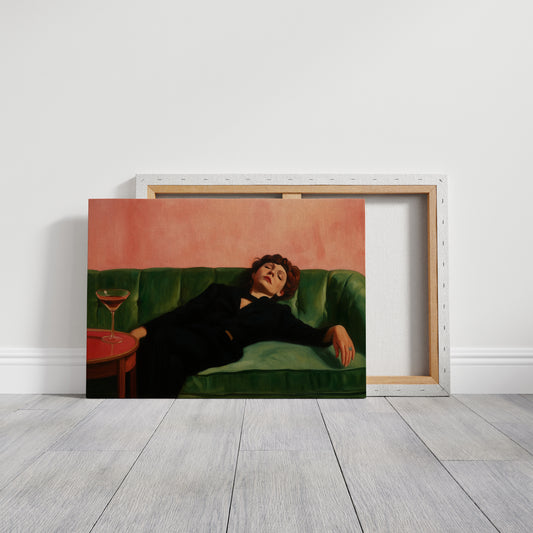 After the Last Sip on a Velvet Couch