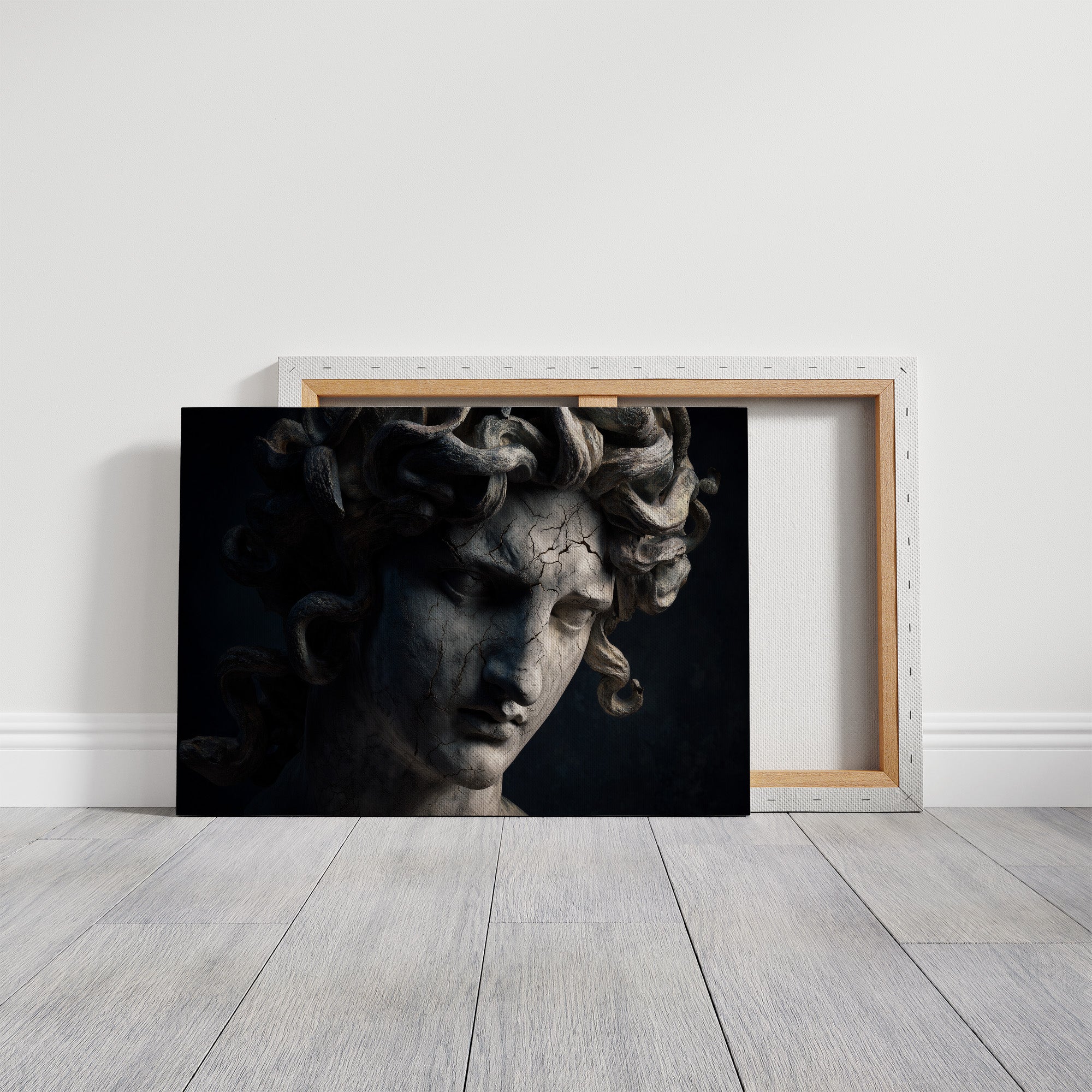 Ancient Faces Among Dusty Tomes