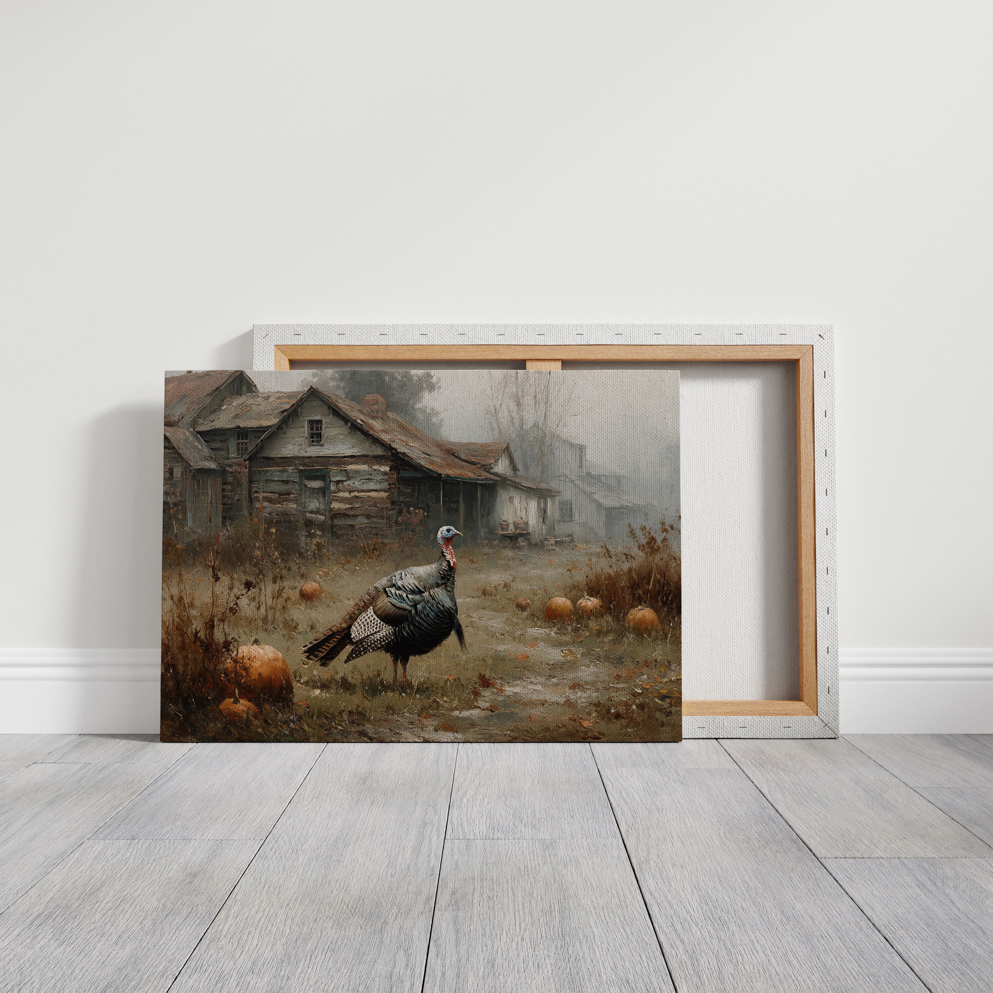 Wild Turkey's Autumn Farmhouse Patrol