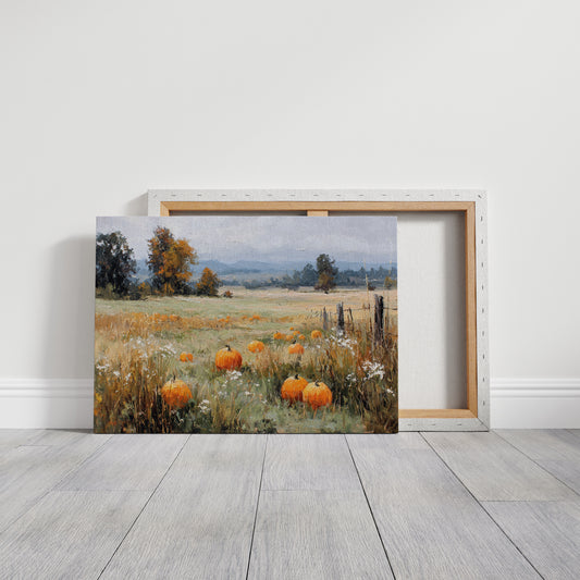 Harvesting Dreams Beneath Gray Skies