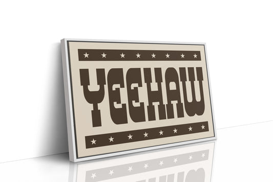 Bold Yeehaw Western Star Print