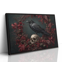 Raven's Crimson Autumn Vigil